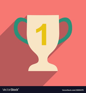 Flat with shadow icon and mobile application cup vector image