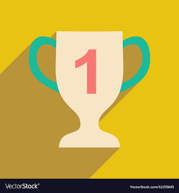 Flat with shadow icon and mobile application cup vector image