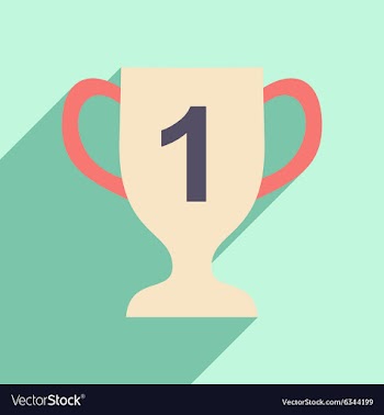 Flat with shadow icon and mobile application cup vector image