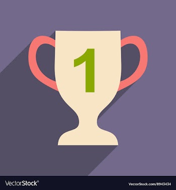 Flat with shadow icon and mobile application cup vector image