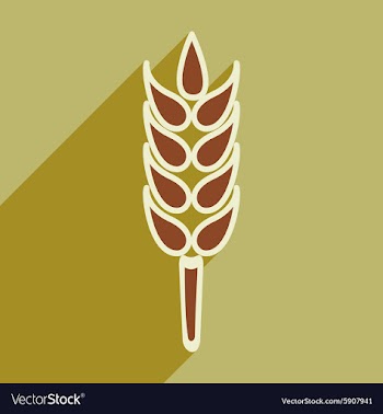 Flat with shadow icon and mobile application ear vector image