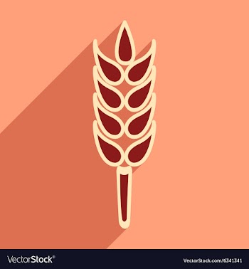 Flat with shadow icon and mobile application ear vector image
