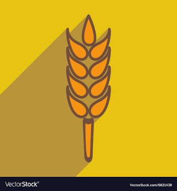 Flat with shadow icon and mobile application ear vector image