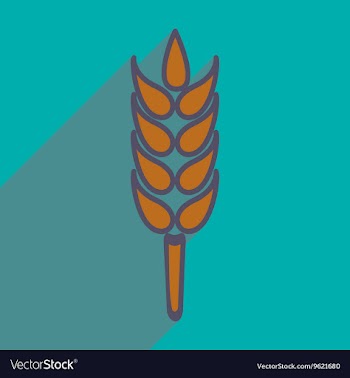 Flat with shadow icon and mobile application ear vector image
