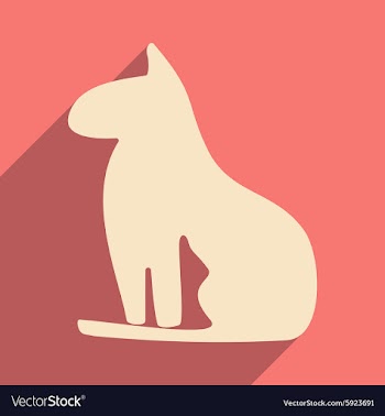 Flat with shadow icon and mobile application Egypt vector image
