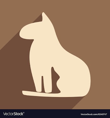 Flat with shadow icon and mobile application Egypt vector image