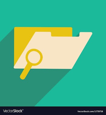 Flat with shadow icon and mobile application file vector image