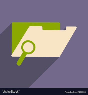Flat with shadow icon and mobile application file vector image