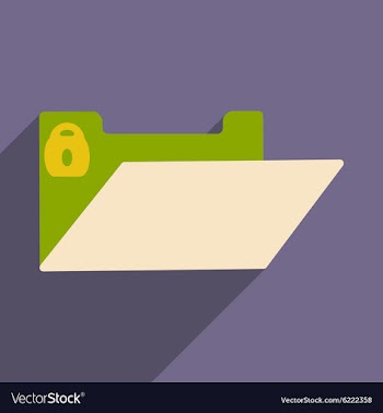 Flat with shadow icon and mobile application file vector image