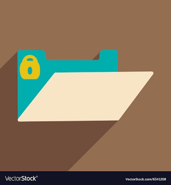 Flat with shadow icon and mobile application file vector image