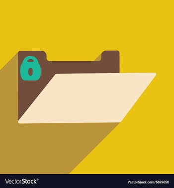 Flat with shadow icon and mobile application file vector image