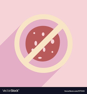 Flat with shadow icon and mobile application germs vector image