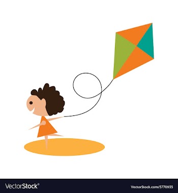 Flat with shadow icon and mobile application Girl vector image
