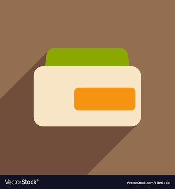 Flat with shadow icon and mobile application hair vector image