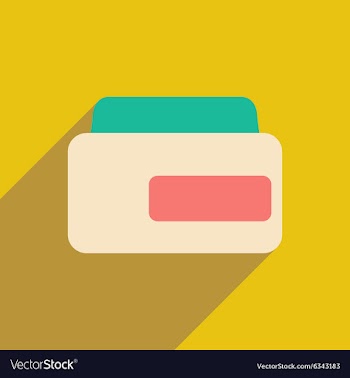 Flat with shadow icon and mobile application hair vector image