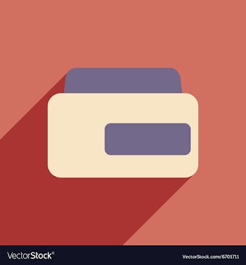 Flat with shadow icon and mobile application hair vector image