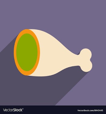 Flat with shadow icon and mobile application ham vector image