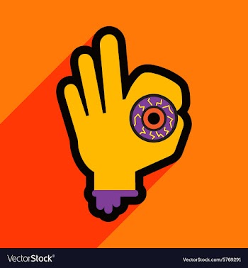 Flat with shadow icon and mobile application hand vector image