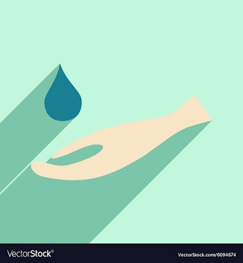 Flat with shadow icon and mobile application hand vector image