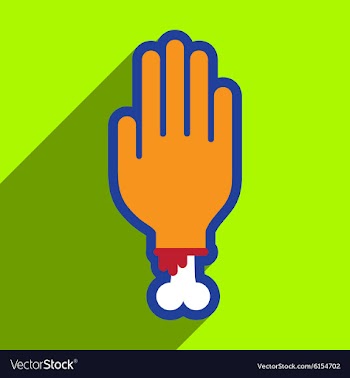 Flat with shadow icon and mobile application hand vector image
