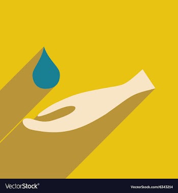 Flat with shadow icon and mobile application hand vector image