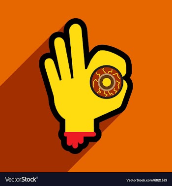 Flat with shadow icon and mobile application hand vector image