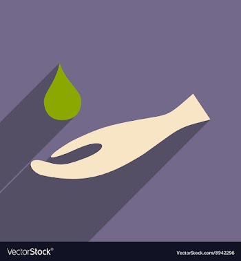 Flat with shadow icon and mobile application hand vector image