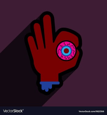 Flat with shadow icon and mobile application hand vector image