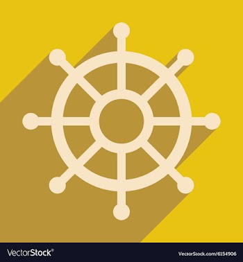 Flat with shadow icon and mobile application helm vector image