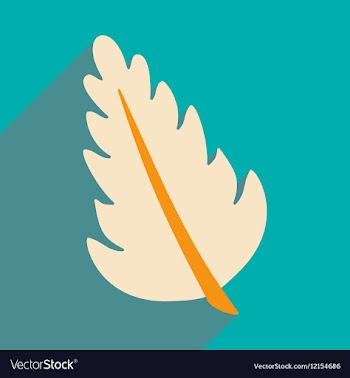 Flat with shadow icon and mobile application herbs vector image