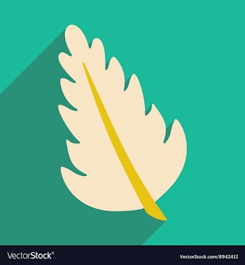 Flat with shadow icon and mobile application herbs vector image