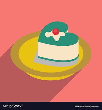Flat with shadow icon and mobile application ice vector image