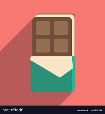 Flat with shadow icon and mobile application ice vector image