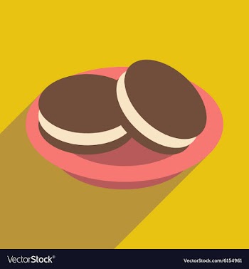Flat with shadow icon and mobile application ice vector image