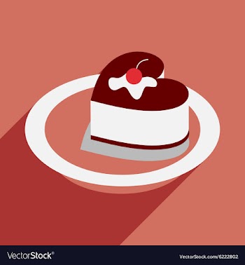 Flat with shadow icon and mobile application ice vector image