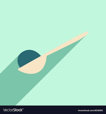 Flat with shadow icon and mobile application ice vector image