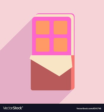 Flat with shadow icon and mobile application ice vector image