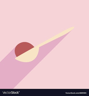 Flat with shadow icon and mobile application ice vector image