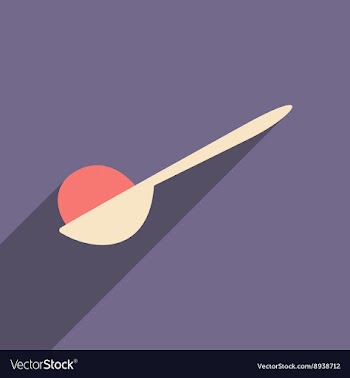 Flat with shadow icon and mobile application ice vector image