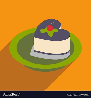 Flat with shadow icon and mobile application ice vector image