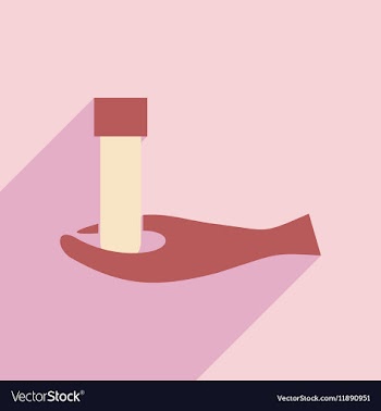 Flat with shadow icon and mobile application lab vector image