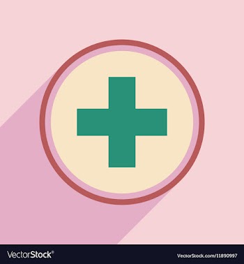 Flat with shadow icon and mobile application logo vector image