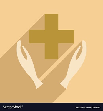 Flat with shadow icon and mobile application logo vector image