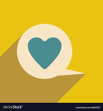 Flat with shadow icon and mobile application logo vector image