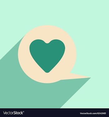Flat with shadow icon and mobile application logo vector image
