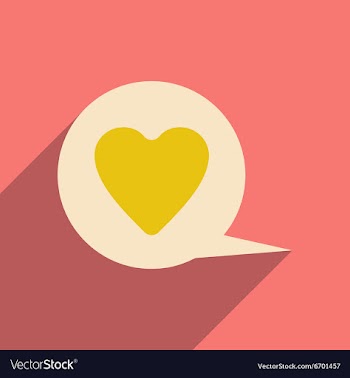 Flat with shadow icon and mobile application logo vector image
