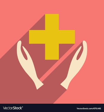 Flat with shadow icon and mobile application logo vector image