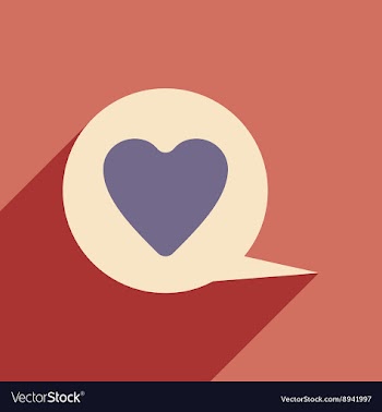 Flat with shadow icon and mobile application logo vector image