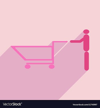 Flat with shadow icon and mobile application man vector image