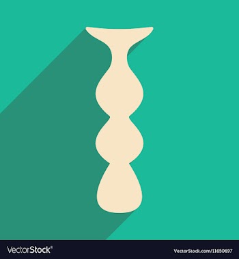 Flat with shadow icon and mobile application mine vector image